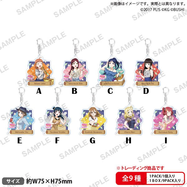 ラブライブ! | Love Live! School Idol Festival -Acrylic Keychain Aqours Swimsuit ver. | 274