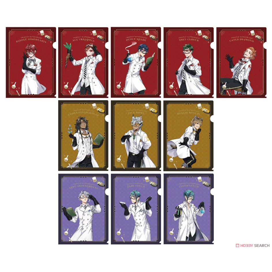 ディズニー ツイステッドワンダーランド | Disney Twisted Wonderland Lab coat ver. Clear file | 071