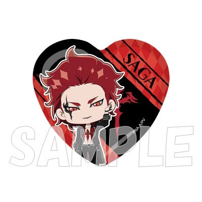 ヴィジュアルプリズン | Visual Prison Heart-shaped Badge | 079