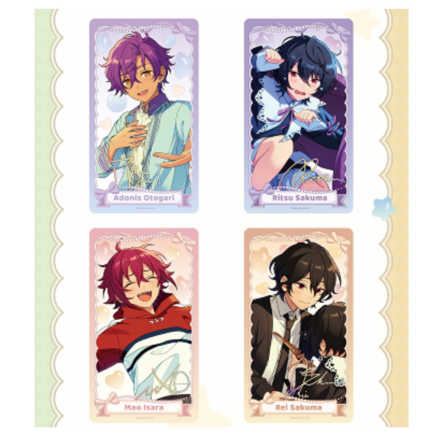 あんさんぶるスターズ！！| Ensemble Stars！! Children's Dream series- Clear card | A067