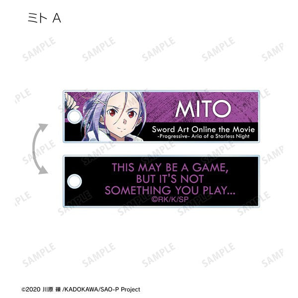 ソードアート・オンライン | Sword Art Online Progressive: Aria of a Starless Night TD Ani-Art keychain | 048