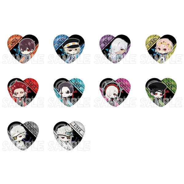 ヴィジュアルプリズン | Visual Prison Heart-shaped Badge | 079
